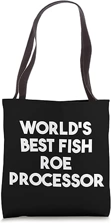 Amazon.com: World's Best Fish Roe Processor Tote Bag : Clothing, Shoes ...