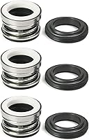 Vista 18 de Othmro 1 unids diámetro interno 0.984 in aleación plástico sello de eje mecánico reemplazo 104-25 sello de eje para bomba de agua Eje de bombas