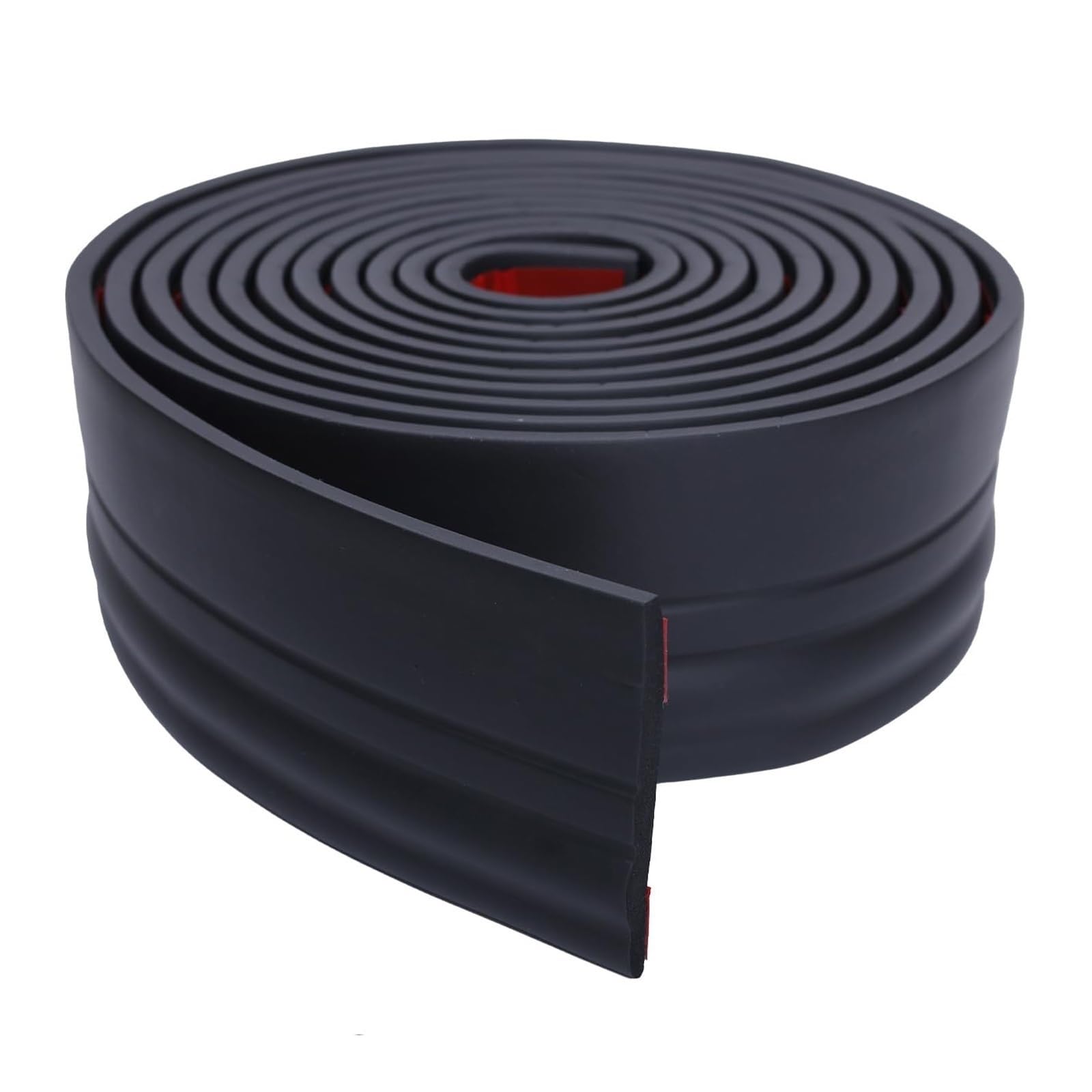 FRZXBKW 5M/10M PVC Skirting Board Trim Self-Adhesive, 4"/5" Flexible Skirting Boards Covers,Peel and Stick Rubber Wall Base Moulding Trim for Countertops,Tile Waistline Trims