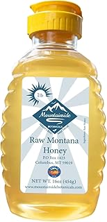 1 lb Raw Montana Honey – Pure Unpasteurized & Made in Montana | 100% Nat...