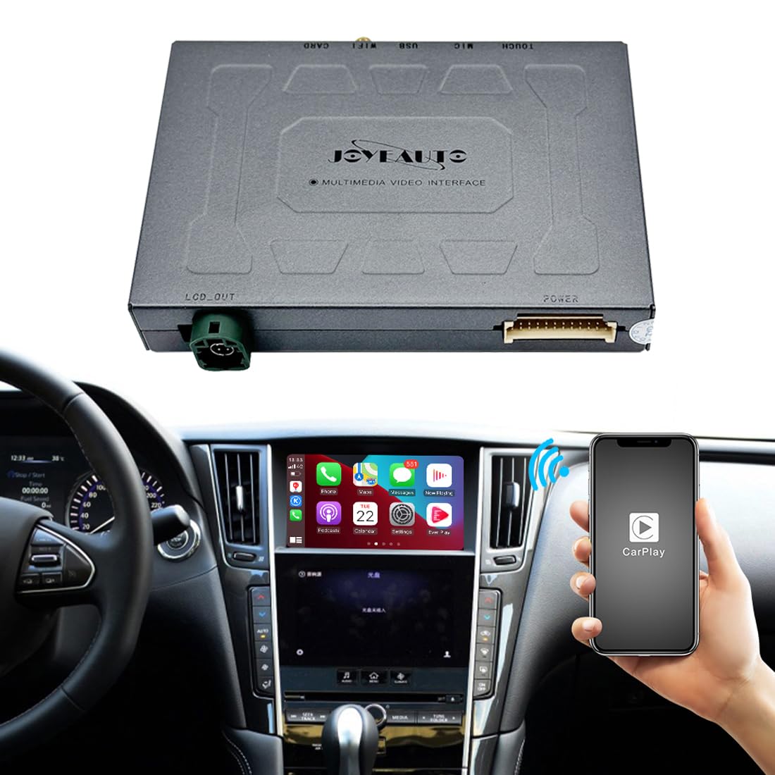 Amazon.com: JOYEAUTO Wireless Carplay Android Auto Module Receiver