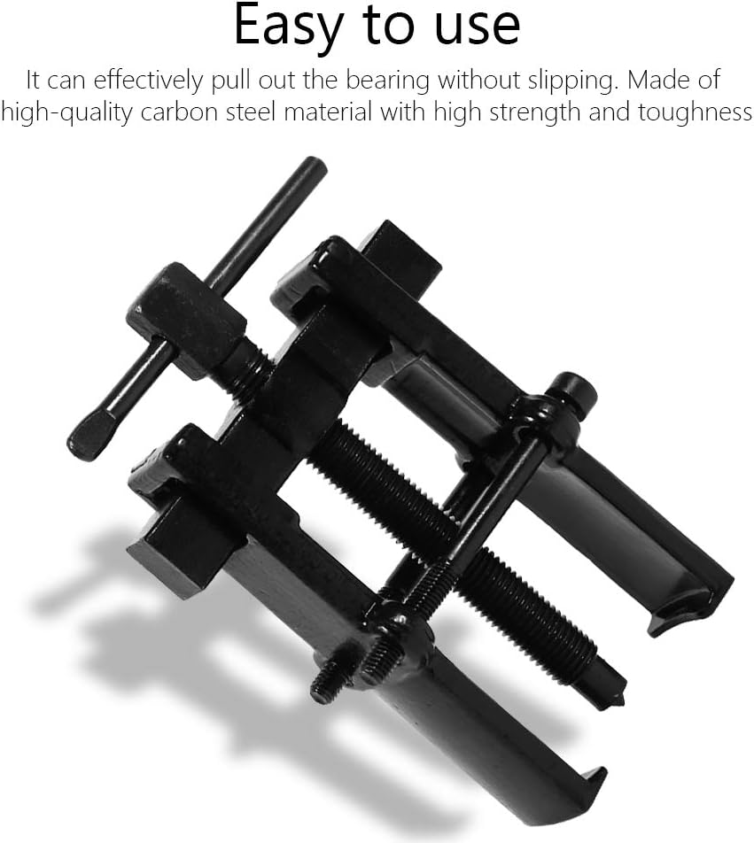 Bearing Puller, Adjustable Two Jaw Bearing Puller Tool Carbon Steel Pump Pulley Remover Straight Type (Size : 3" 3865mm/1.5"2.6") 2 Jaw Puller 2 Jaw Gear Pullers