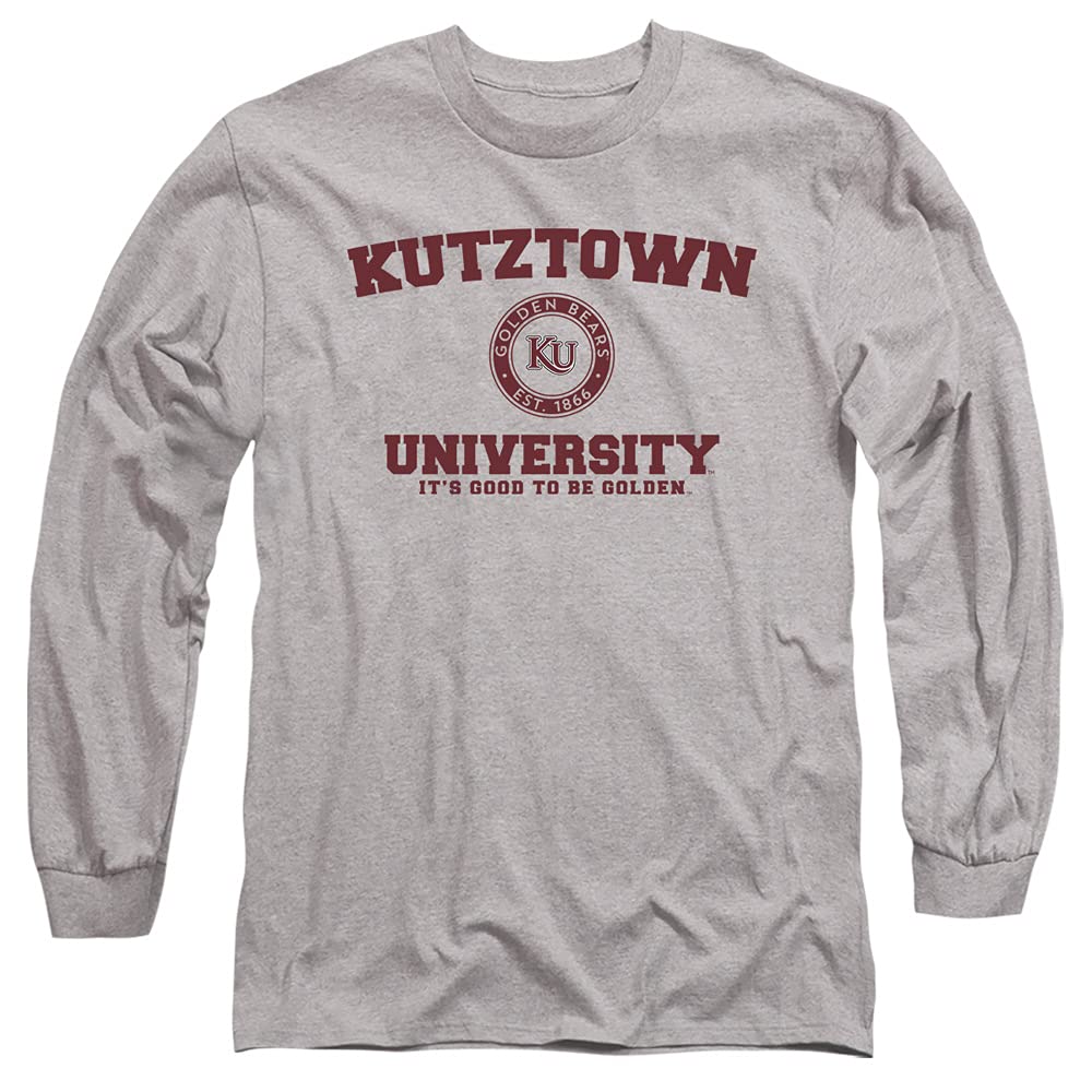 Kutztown University Official Circle Logo Unisex Adult Long-Sleeve T Shirt