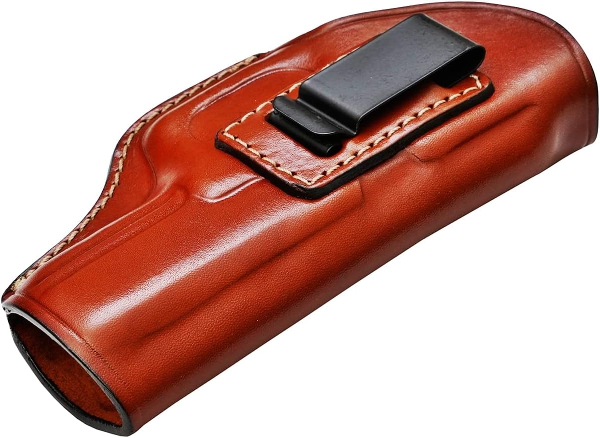 Leather IWB Holster Fits Beretta 92X F92 92FS M9 A1 A3 A4 Px4 Strom, Premium Leather, Concealed Clips Carry Gun Holster