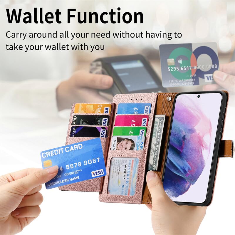 Protection cuir marron élégante pour Oppo A40 4G style portefeuille - 2