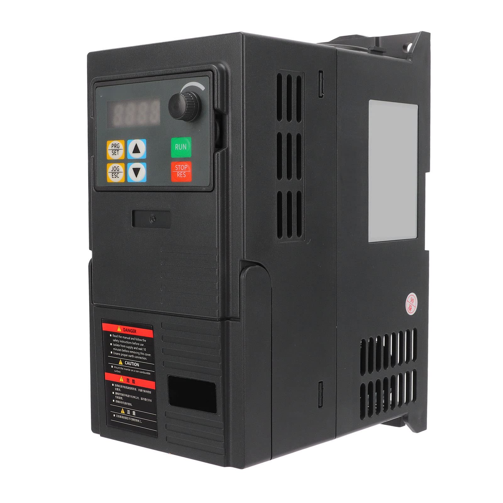 FTVOGUE Variador de Frecuencia ABS Convertidor de Frecuencia 1,5 KW Trifásico CA 200 V A 240 V Entrada 0 A 240 Salida 7 A para Control de Velocidad del Motor en Equipos de Taller