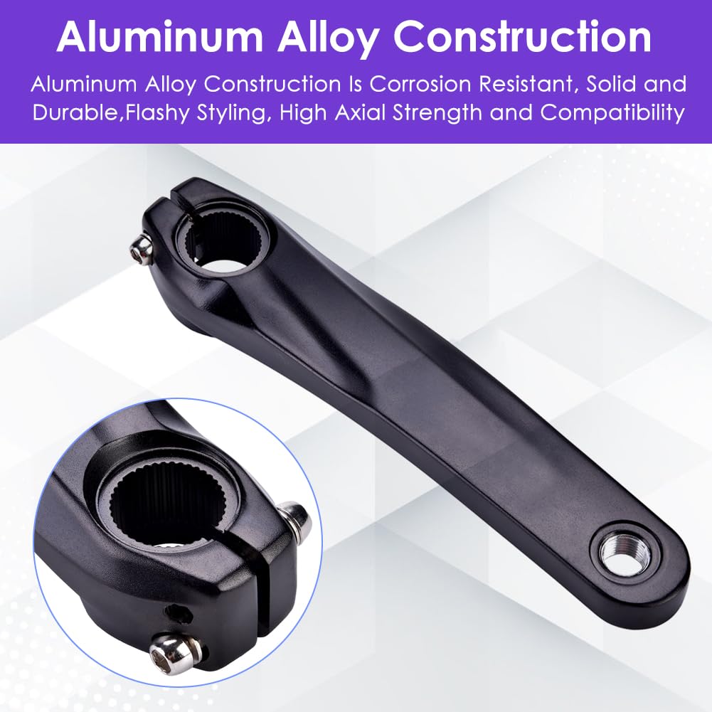 VBESTLIFE Ramię korby rowerowej, lewe ramię korby rowerowej, stop aluminium do korby 590 610 SLX XT XTR