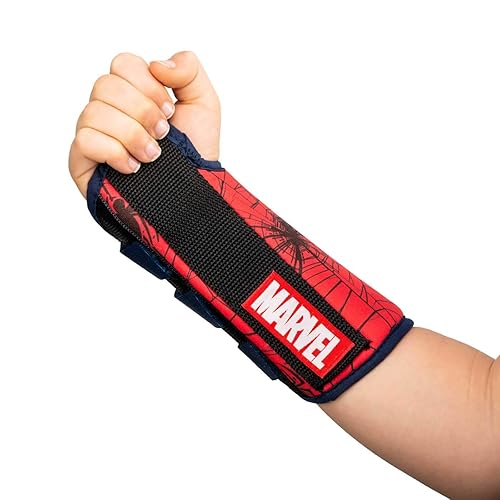 DonJoy Advantage - Muñequera cómoda para jóvenes y niños con Marvels Capitán América, Spider-Man para ayudar a las tensiones de esguinces y apoyar