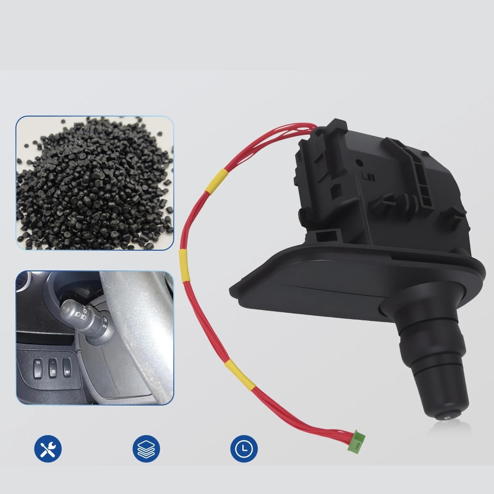 Commutateur tige direction Compatible Avec Clio III 2005-2025 Pour Kangoo 2008-2025 7701057088 8201590638 7701057090 Interrupteur De Phare Indicateur De Direction Tige