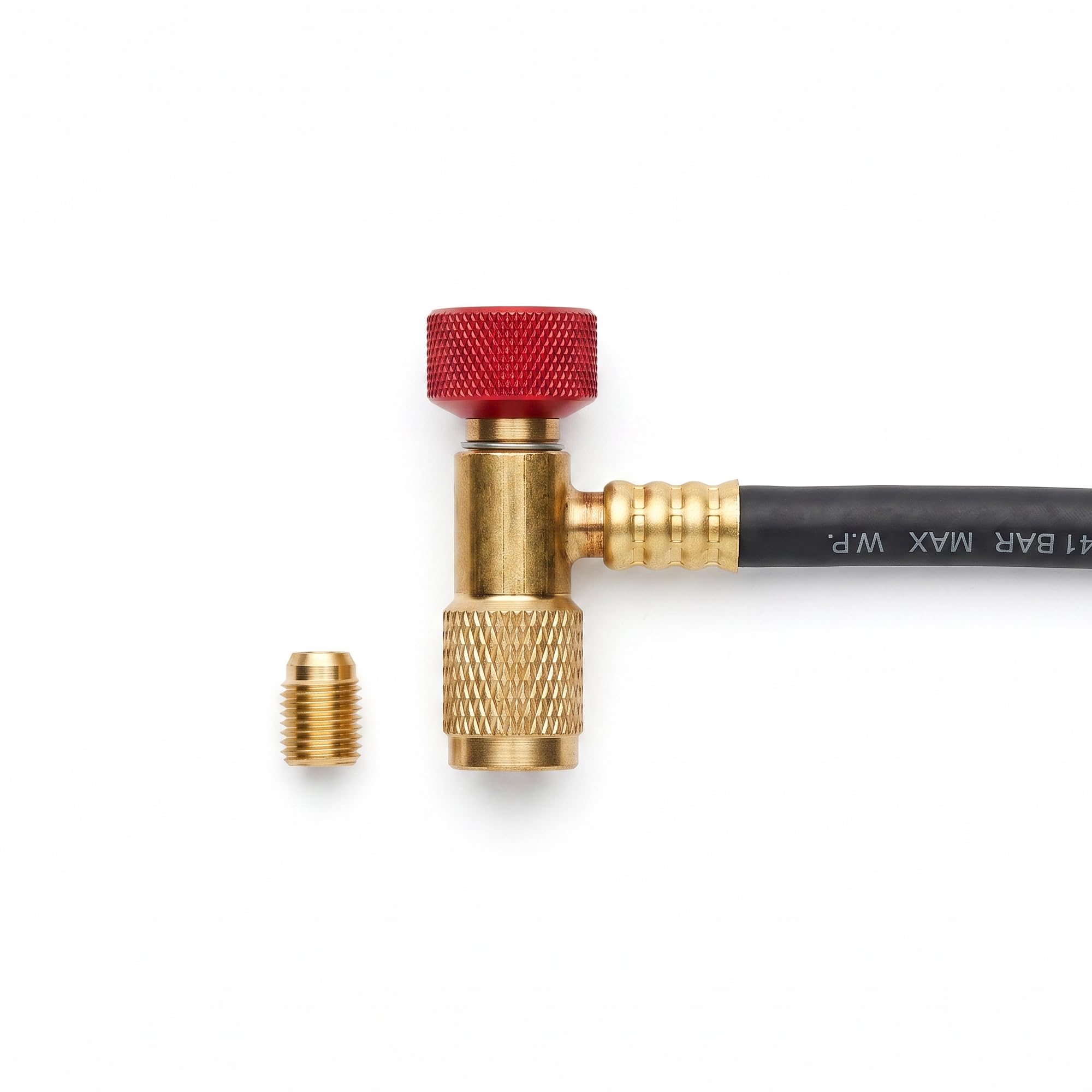 Wąż ładujący Pro DOJA Barcelona – 600 – 3000 PSI z adapterami, zestaw 3 węży 2-suwowych, do ładowania klimatyzacji, wysokie ciśnienie, bezpieczna ochrona palców