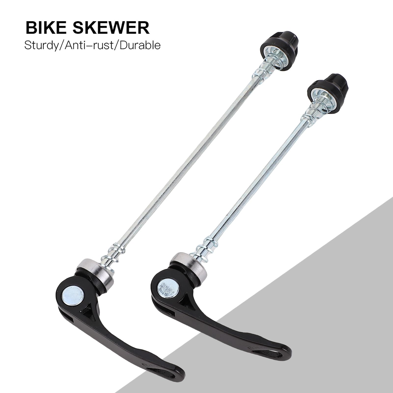 2 pezzi in lega di alluminio per bicicletta a sgancio rapido spiedini per mozzo ruota Mountain Road Bike anteriore e posteriore spiedo bullone leva asse strumenti per biciclette (viola