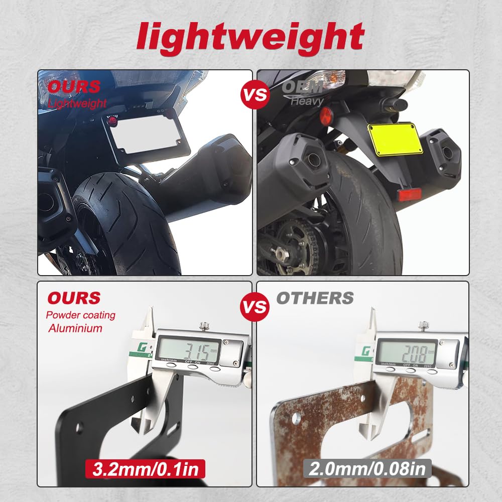 Amazon.com: Xitomer Fender Eliminator Fit for ZX-14 2006-2011