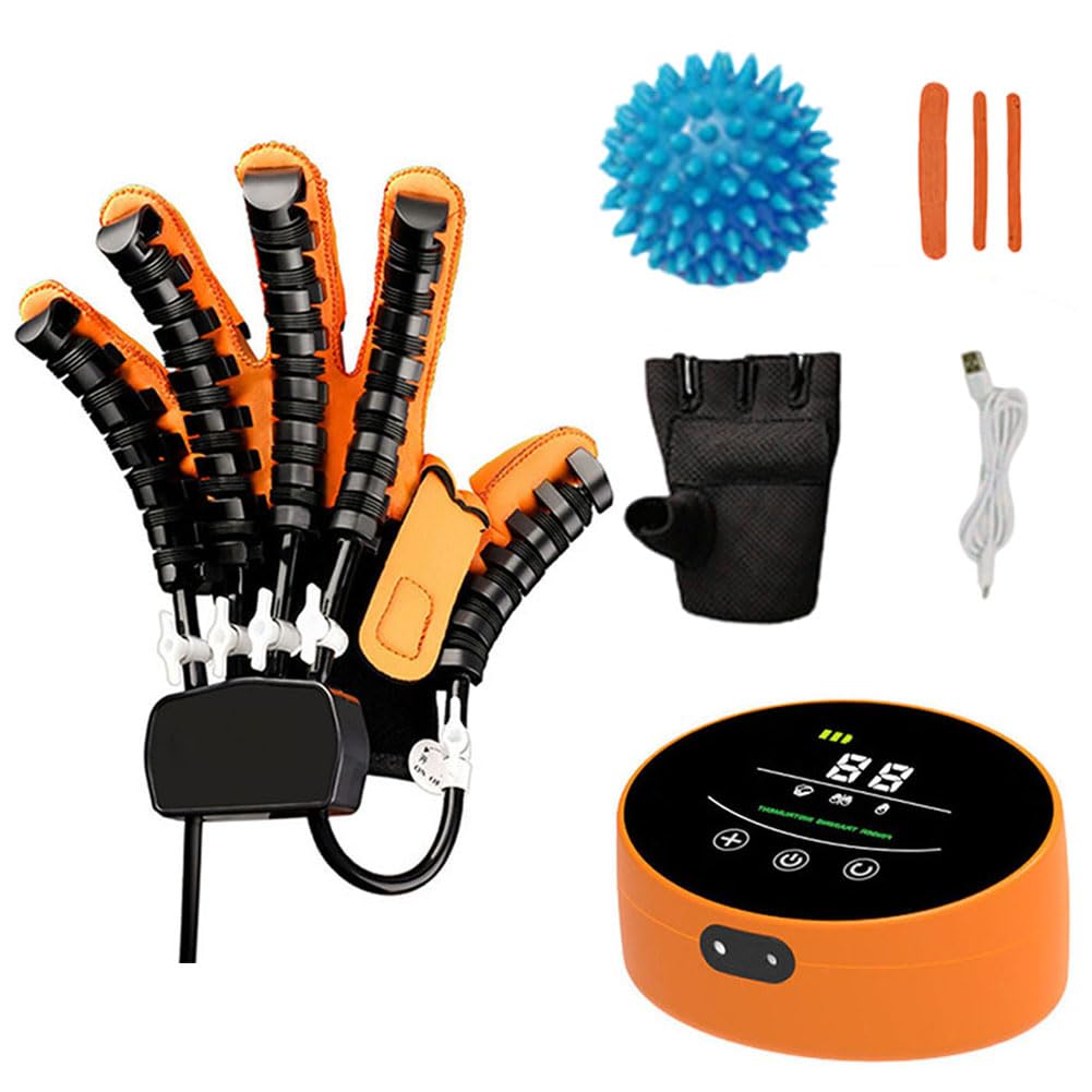 SXSLTSA “Upgraded Robotic Rehabilitation Gloves for Hand Therapy – Stroke, Hemiplegia, and Cerebral Palsy Recovery” A Left XXL