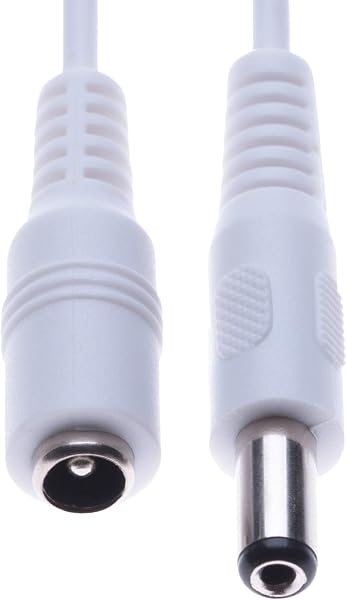 Cable de Extensión de Alimentación de CC DC 2.1mm / 5.5mm Jack 10m Conector CCTV Adaptador de Cable de Alimentación Compatible con CCTV Security Camera, IP Camera, DVR Standalone, LED Strip, Monitores - 2