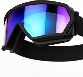 Motorcycle Goggles Dirt Bike Goggles,ATV,Ski,Windproof Glasses for Adults, Men, Women, Youth
