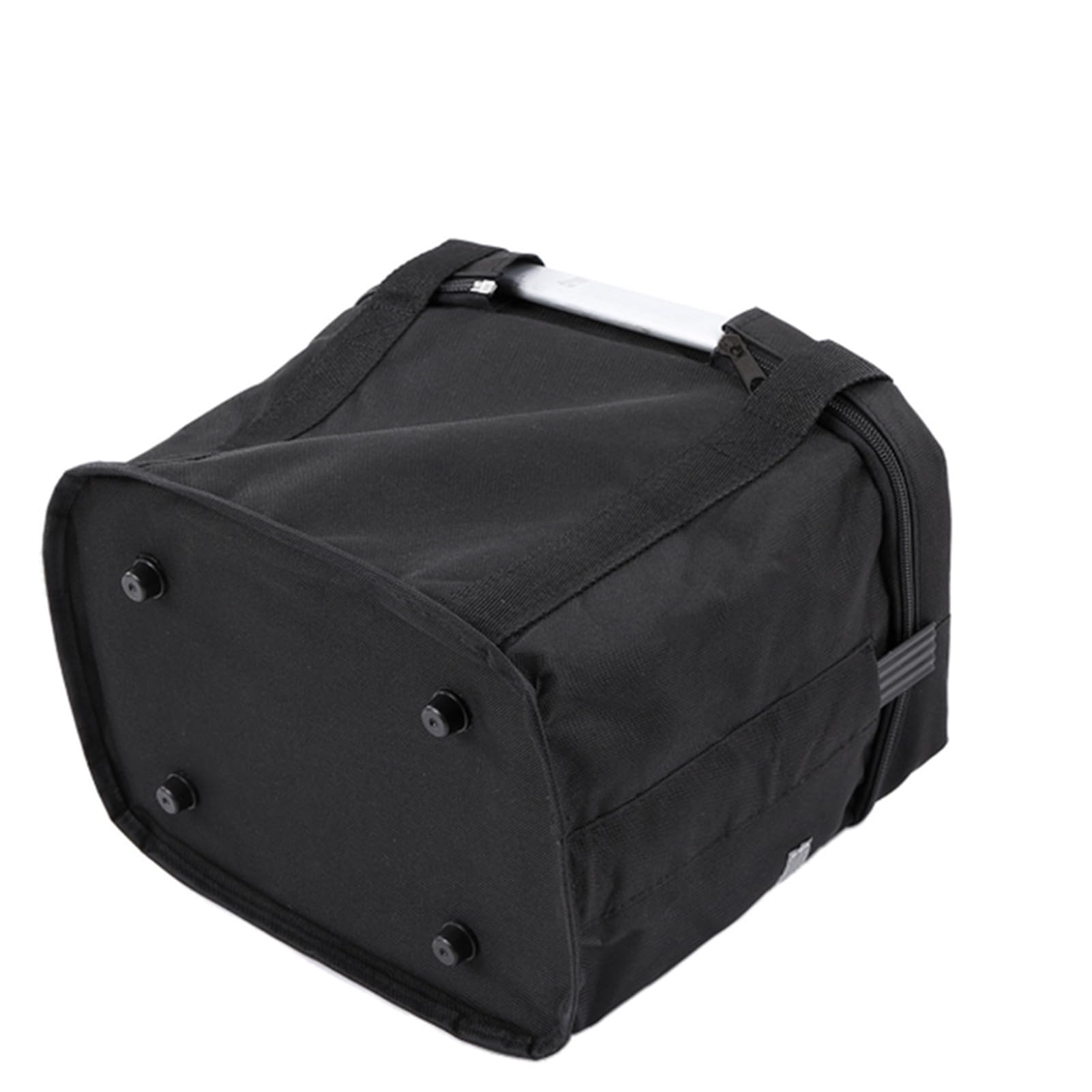 Cestino per Bici, Cestino Anteriore Bici Staccabile con Adattatore Manubrio, Cestino Multiuso da Bicicletta per Cani, Gatto, Ciclismo, Picnic, Shopping (Nero)