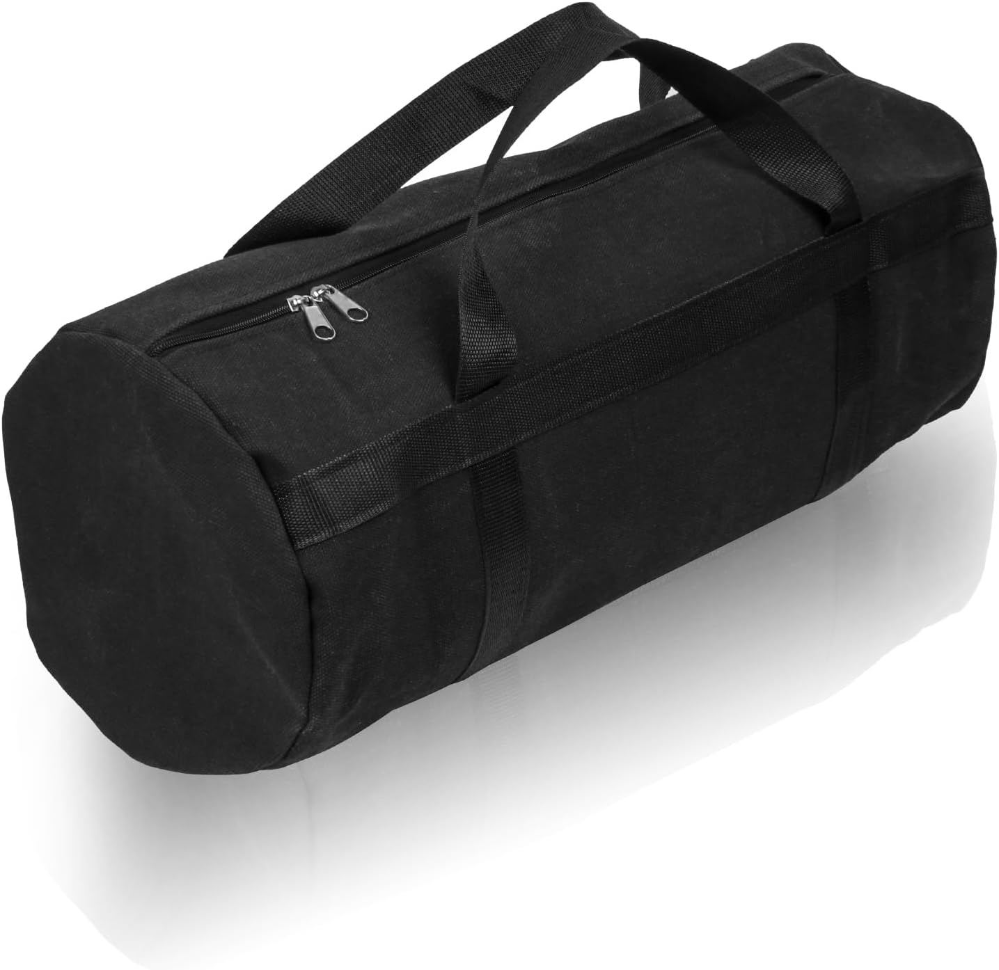 24" Grill Tool Storage Bag, Canvas, Black, Unisex, Classic Style, 60x24x24 cm/24 * 9.4 * 9.4 inches, Zipper Closure, Hand Strap, Perfect for Outdoor Grilling, Camping, Hiking