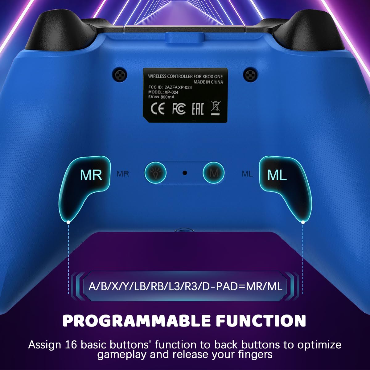 Lampelc Manette Xbox One, manette sans fil Xbox Series X & S/Xbox One/Elite/Windows 7/8/10