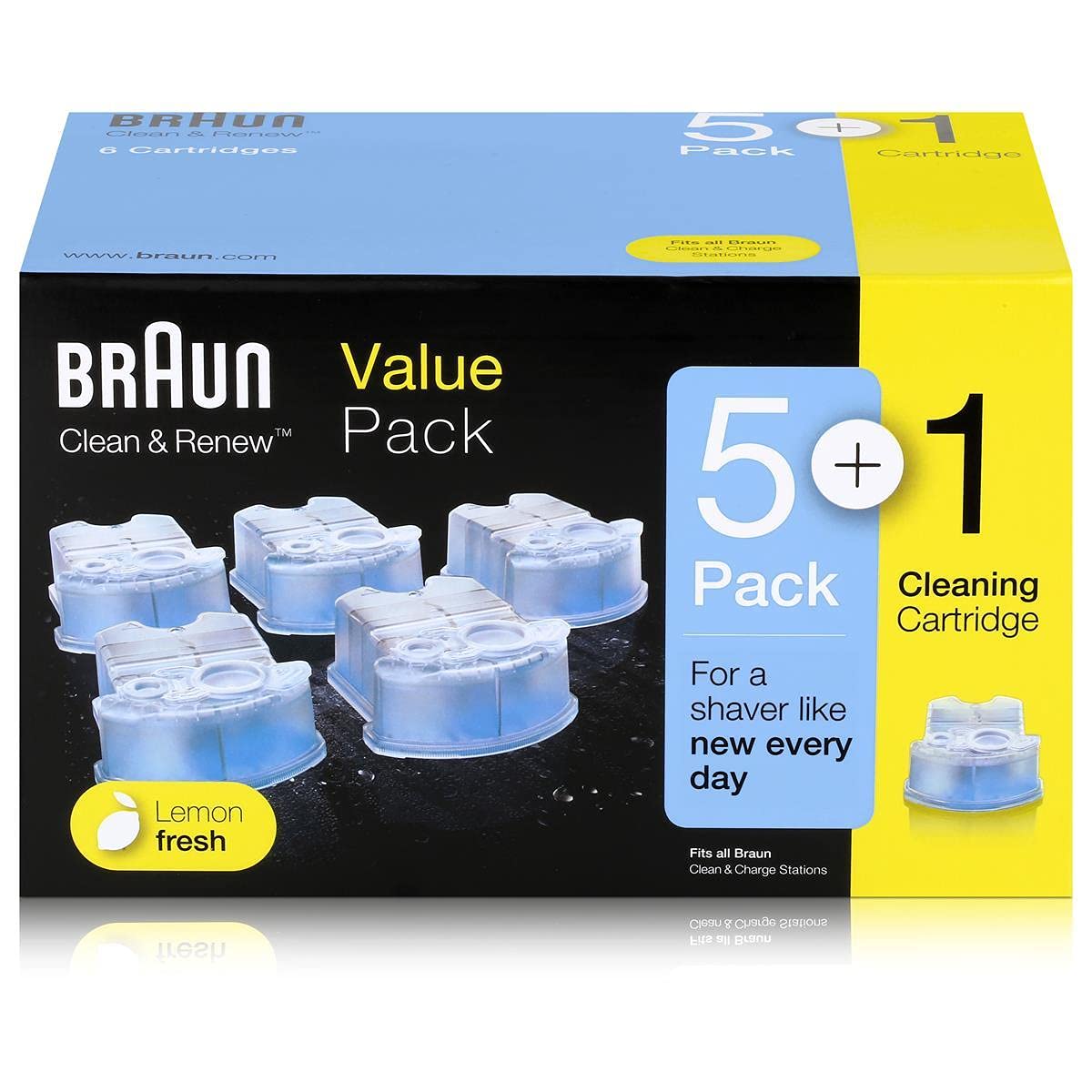 Braun - CCR 5+1 - Pack de 6 Cartouches