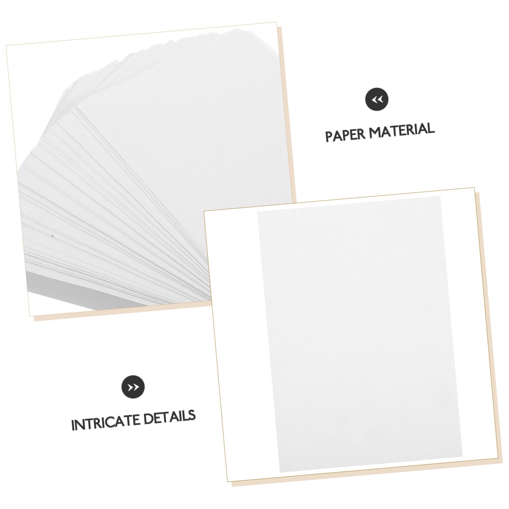 500feuilles Papier Imprimante Épais Papier Multi-usage Pour Impression Et Dessin Pour École Et Bureau