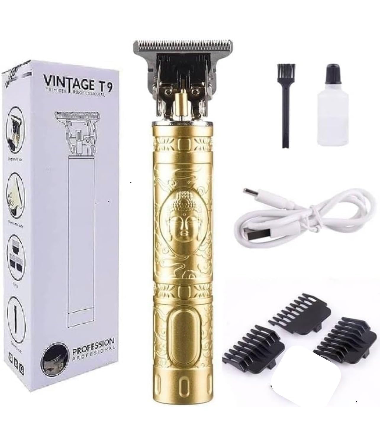 Aizmart Men’s Hair Clipper with Precision T-Blade | Professional Grooming & Self-Haircut Trimmer | Powerful Shaving & Cutting Machine with 4 Guide Combs for Barbers & Home Use-image-45
