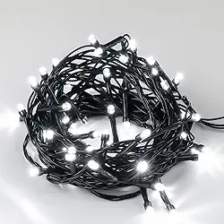 Pisca-Pisca LED 9 Metros 110V Branco Frio – Iluminação Decorativa Moderna para Natal e Festas