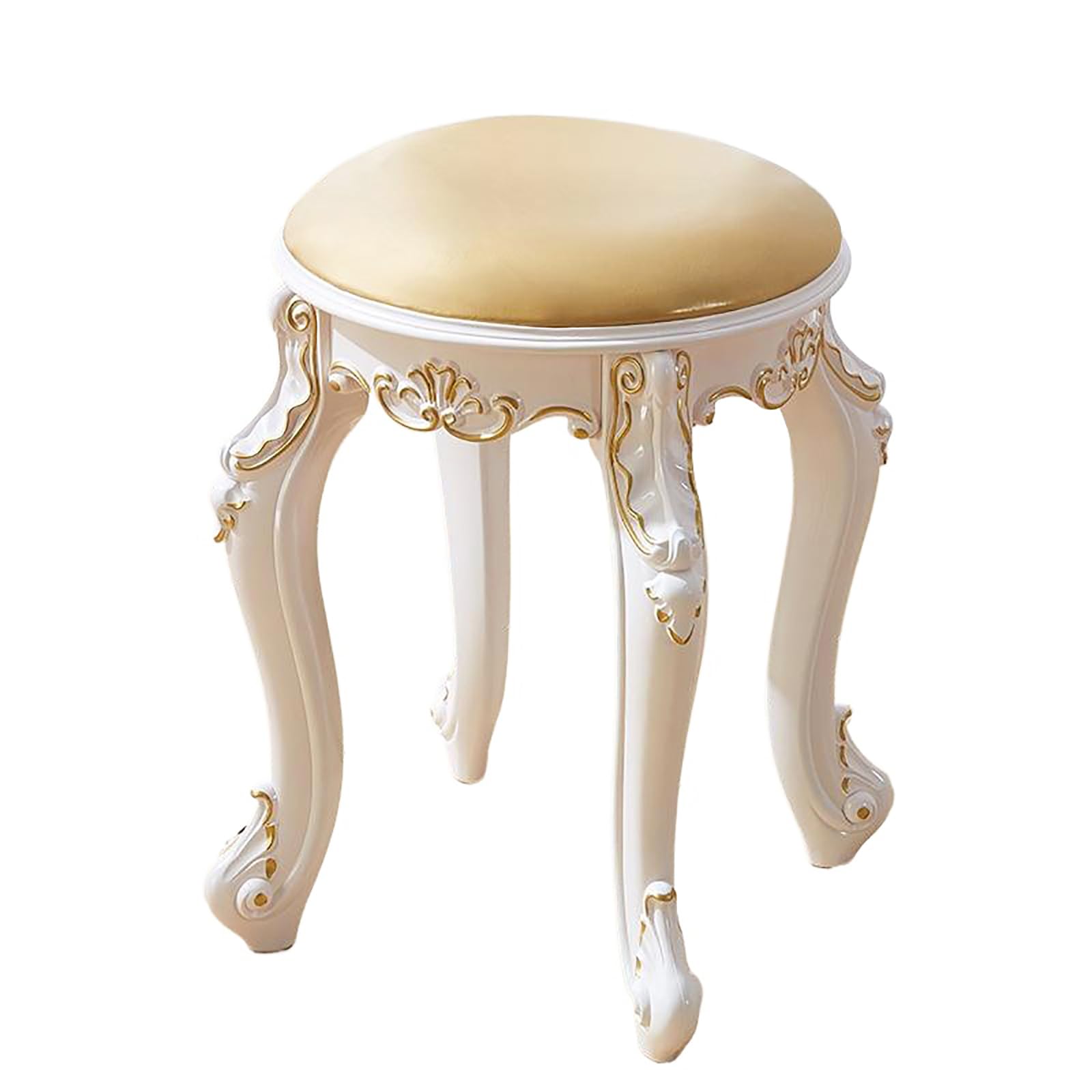 Tabouret maquillage confortable pour éviter le mal de dos en velours