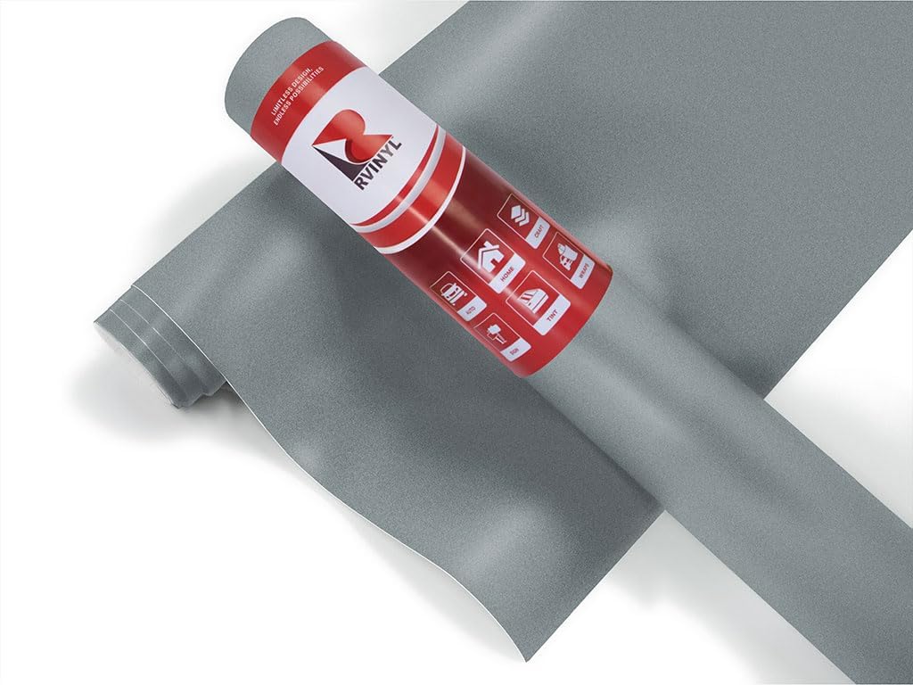 3M 2080 M21 Matte Silver Vinyl Wrap Film (5ft x 4ft) with Air-Release
