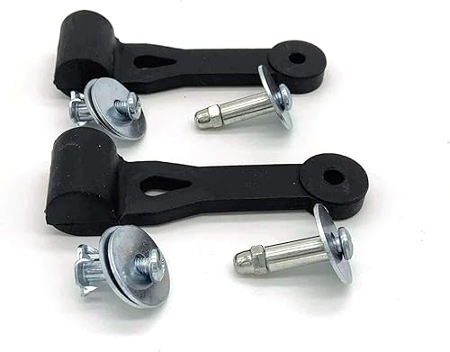 Juego de 2 pestillos para embolsadoracapó para tractor 109808X, 532109808X para Craftsman Husqvarna con herrajes