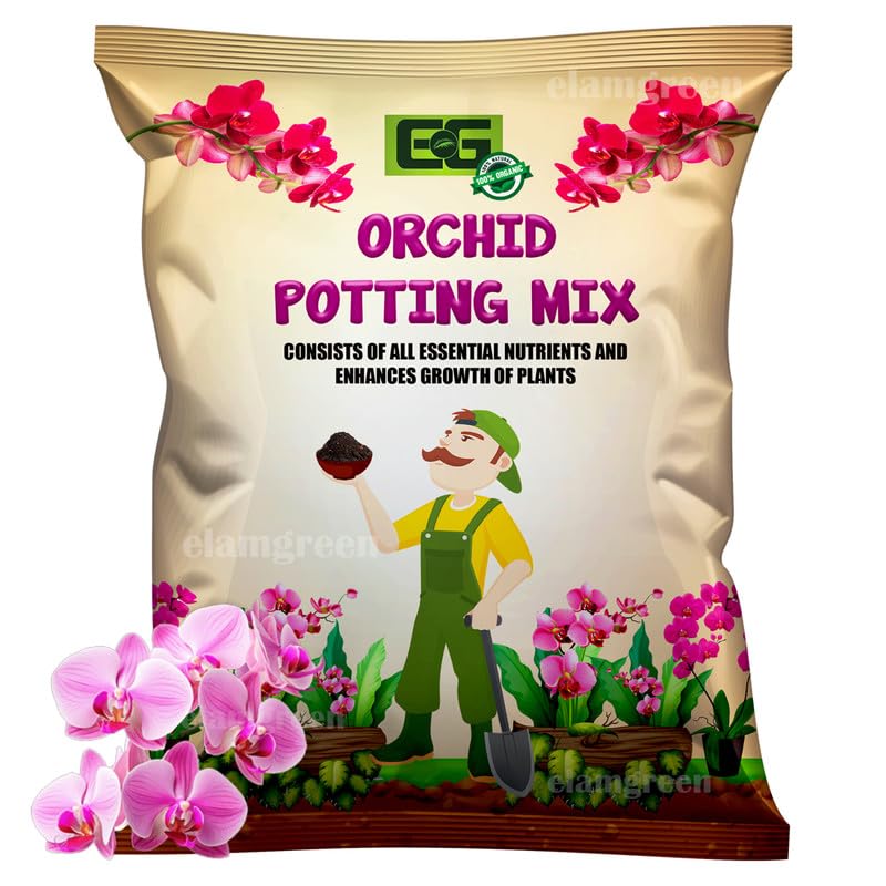 EG ELAMGREEN Pottinng Soil Mix for Orchid Plants with Added Plant Manure for Home Garden,Orchid Plant Soil Mix 1kg (B0CM6W6ZVP) Amazon Price History, Amazon Price Tracker