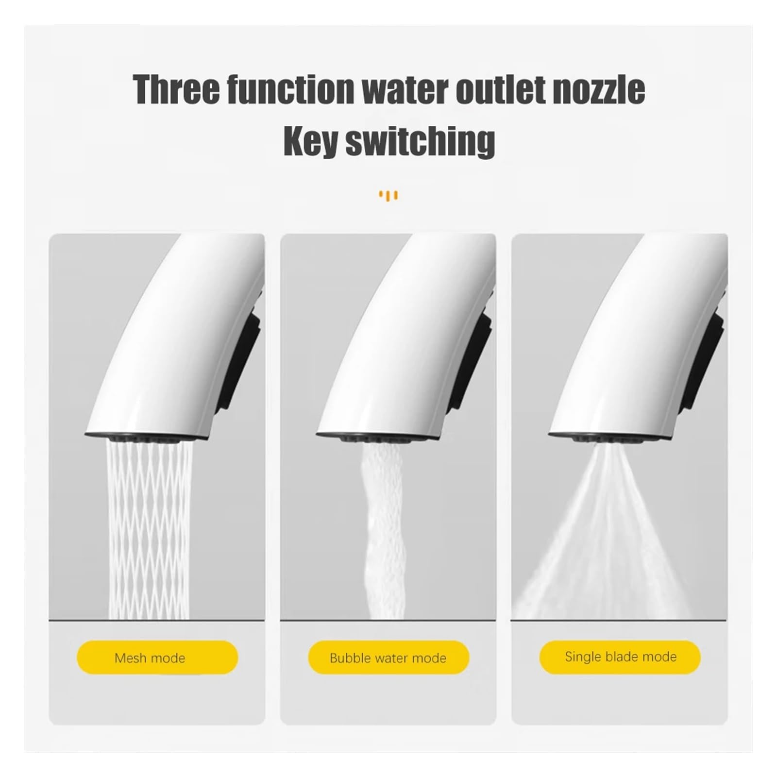 Grifo de Cocina extraíble Giratorio de 360 Grados, Grifo de Agua fría y Caliente para Lavabo, Fregadero, Grifo retráctil a Prueba de Salpicaduras para Fregadero de cocin
