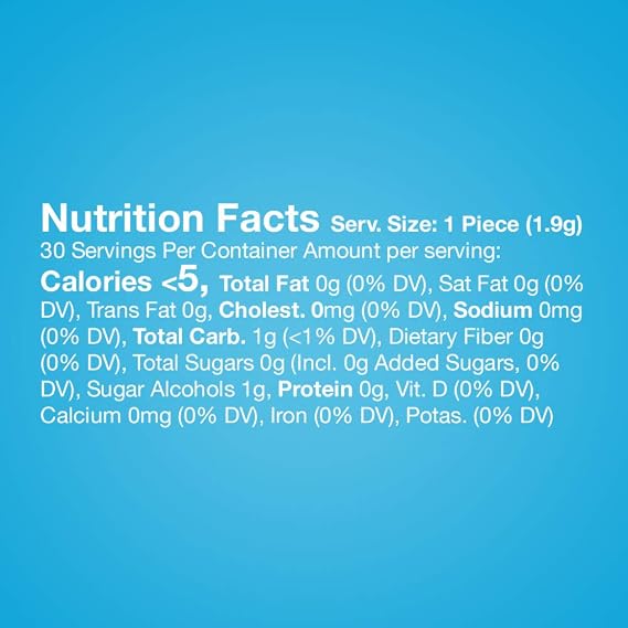 ORBIT Gum Peppermint Sugar Free Chewing Gum Individually Wrapped Mint Mega Packs, 6 Count, 30 Piece Bulk Box