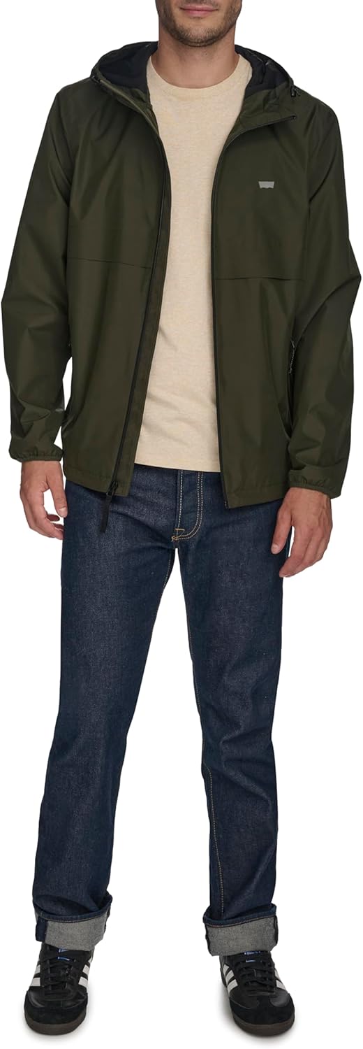 Levi's Men's Hooded Rain Jacket & Windbreaker - Image 2