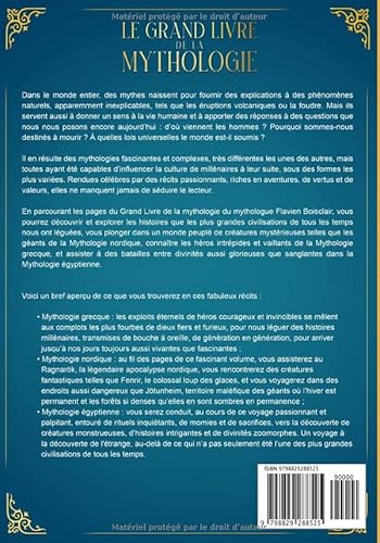 Le Grand Livre de la Mythologie - 3 Livres en 1 - Mythologie Grecque, Nordique et Égyptienne. Un Voy