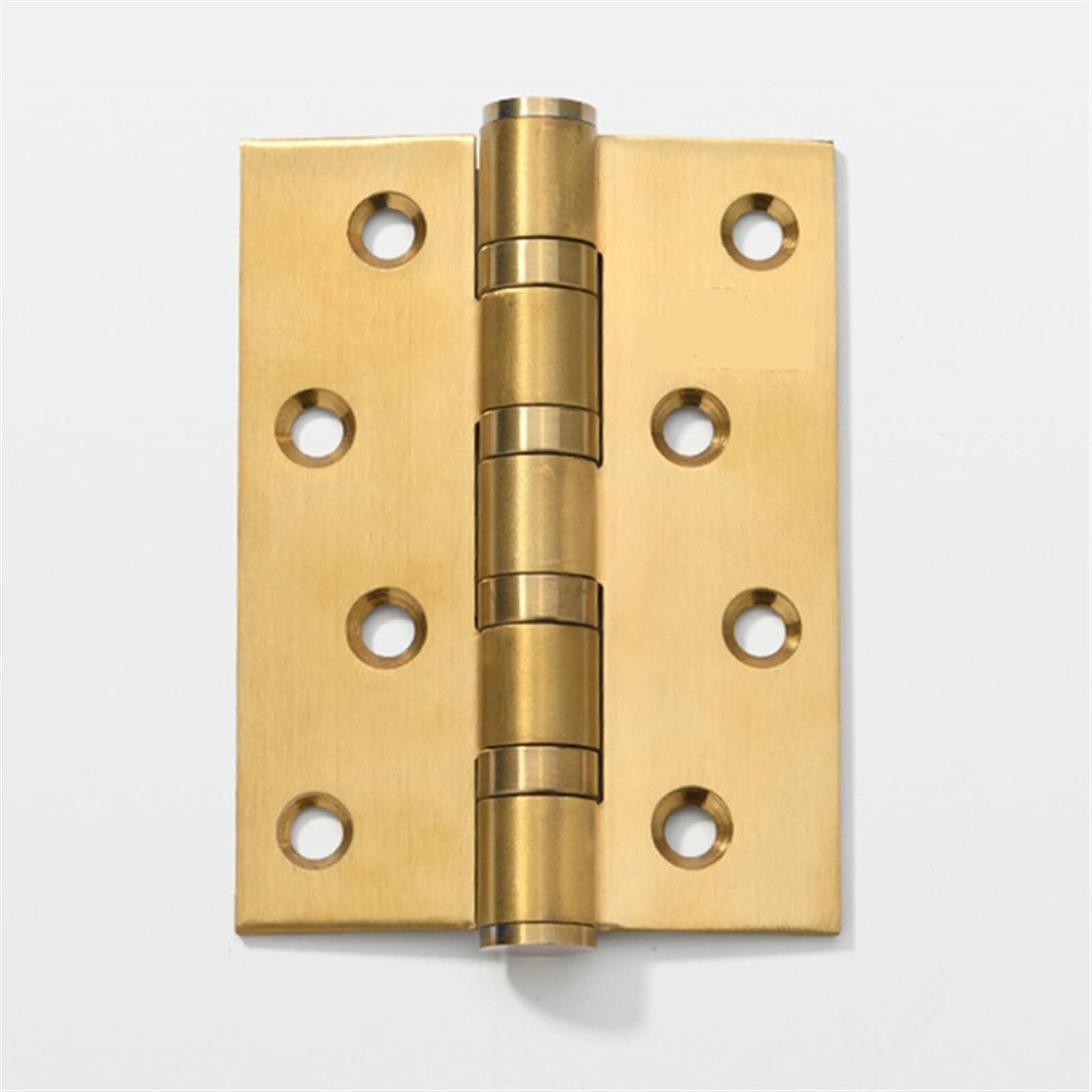Adgcfkop Gold Thicken Stainless Steel 4 Inch Hinge Connector Silent Hinges Furniture Hardware 1Pcs