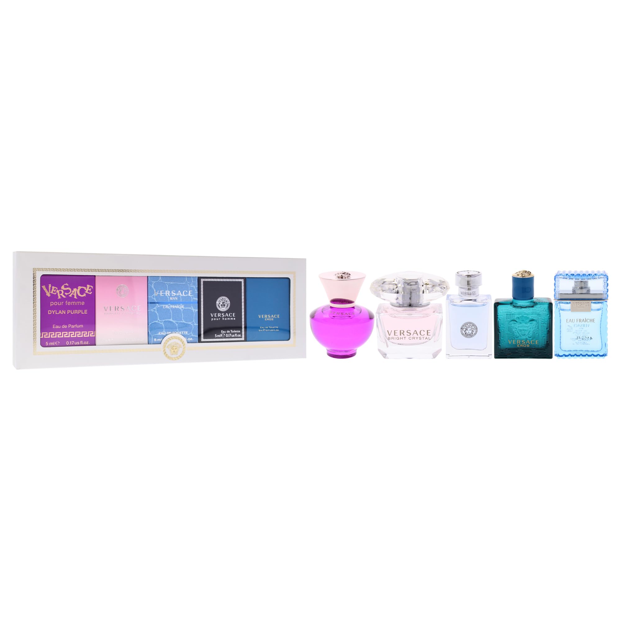 Versace 香水アソートセット5点　新品 Amazon.com : Versace Perfume Collection - Eros, Bright Crystal