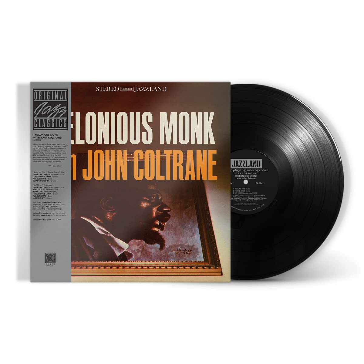 Thelonious Monk With John Coltrane (Original Jazz Classics Series)[LP]