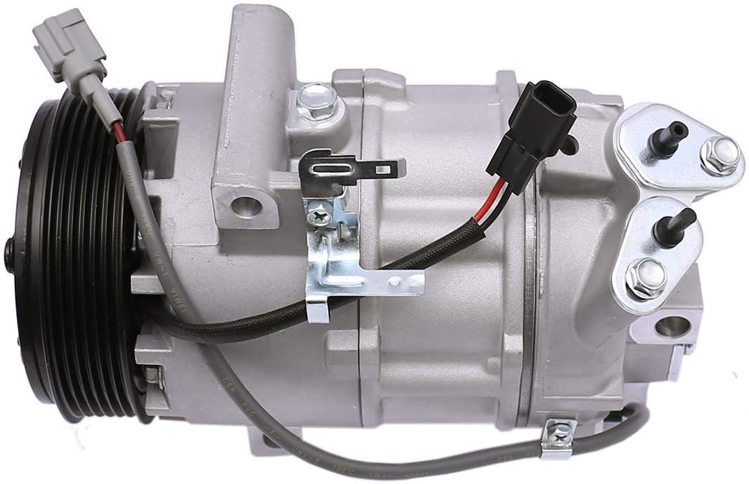 FKG AC Compressor and A/C Clutch 926003SH0A Fit for 2013-2019 Nissan Sentra (L4 1.8L Only), 2014-2017 Nissan Tsuru (L4 1.6L Only)