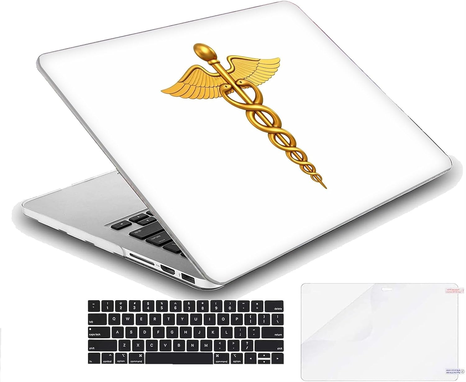 Compatible with MacBook Neo 13-inch, Hard Shell Case with Keyboard Cover and Screen Protector (A3404 A18 Pro chip, 2026 Release) - Caduceus MC23373