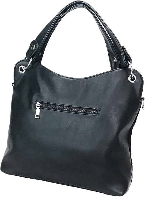 Mirror Double Handles Bling Purse