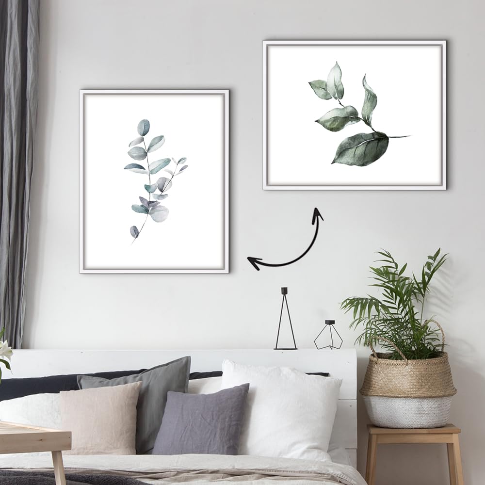 Bildershop-24 Schattenfugen - Rahmen LEMGO 80 x 100 cm Weiß (matt) 73 Verschiedene Größen