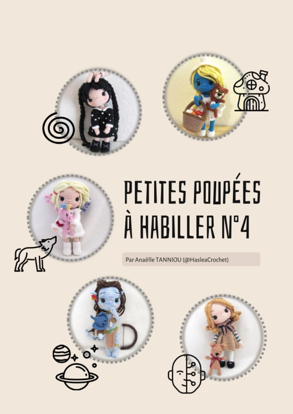 Patron crochet amigurumi poupée n°4 pour réussir vos vêtements miniatures