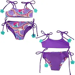 Biquíni Dupla Face Infantil Menina Praia Piscina Lacinho