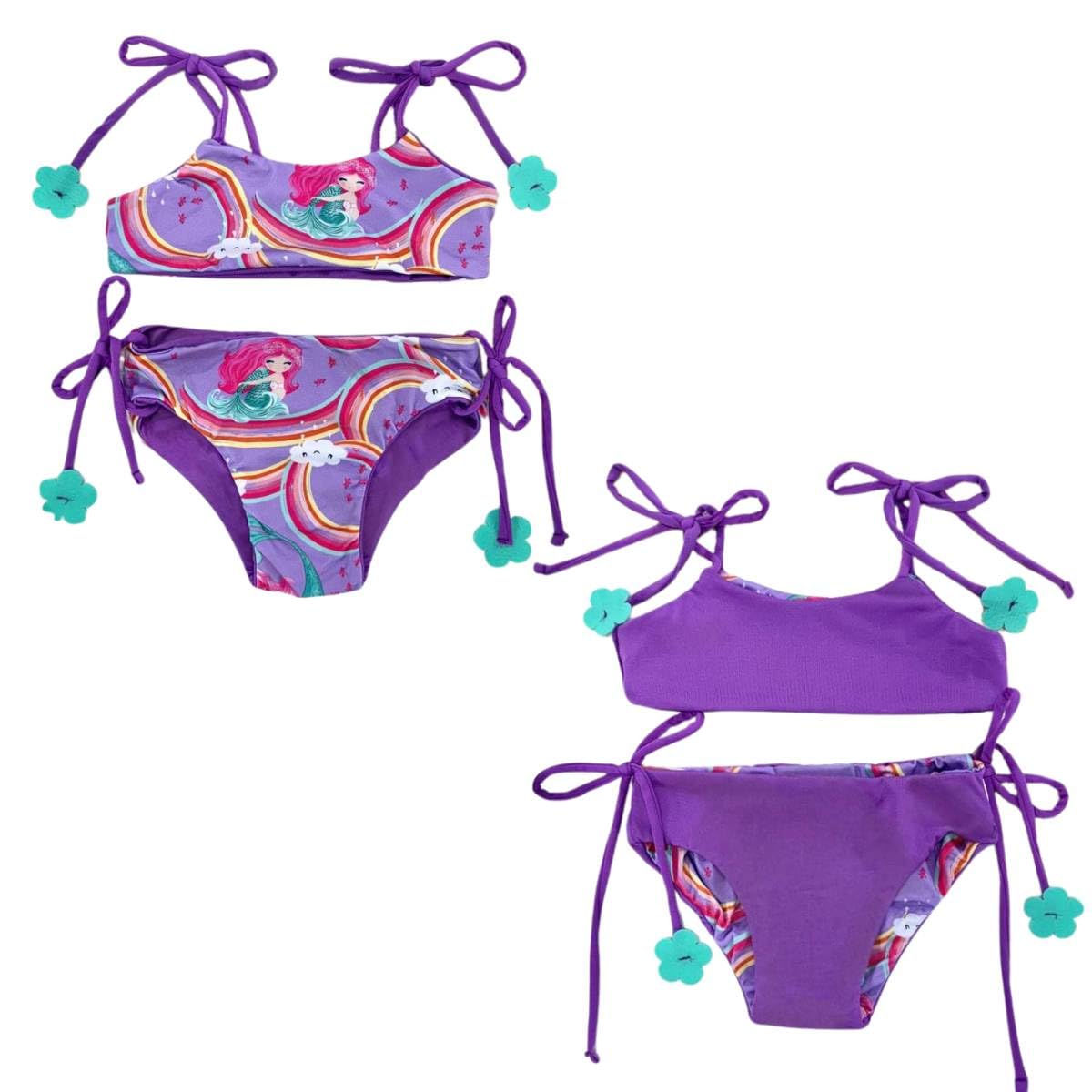 Biquíni Dupla Face Infantil Menina Praia Piscina Lacinho em promoção! Veja a oferta e mais achadinhos de Moda praia infantil 2 Hoje é o melhor dia para comprar Biquíni Dupla Face Infantil Menina Praia Piscina Lacinho com aquele preço maroto! Promoção! Aproveite a oferta! 2