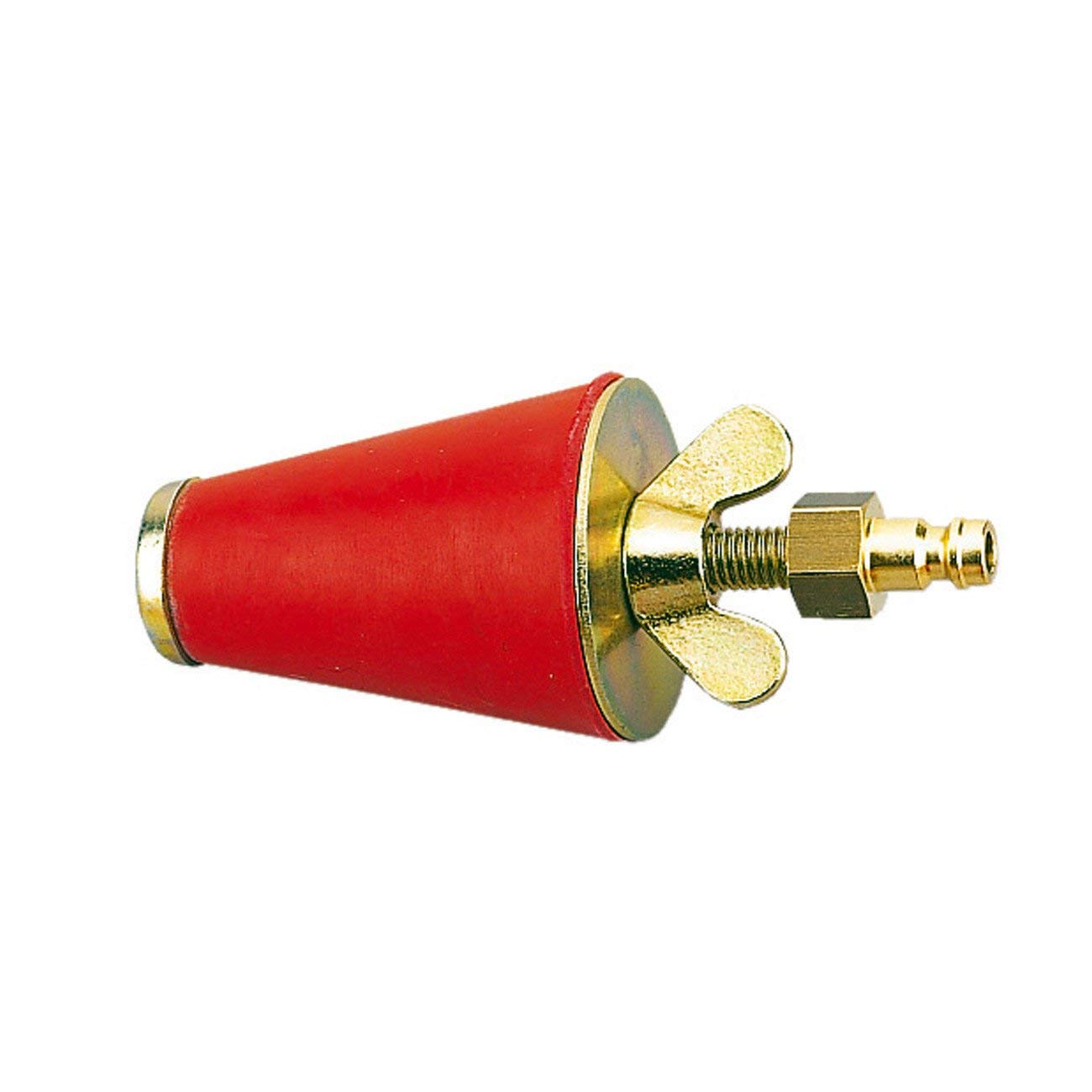 Rothenberger Gaspruefstopfen konische Form mit pneumatik Anschluss Groesse 1, 1 Stück, 351261