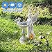 IOKUKI Solar Garden Statues-Angel Outdoor Statues with Color Changing Lights,Garden Sculptures & Statues,Resin Garden Statues Outdoor Clearance for Garden Decor