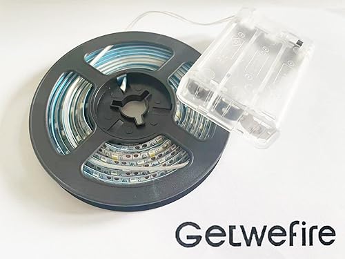 Miniatura 2 de Tira de luces LED 3528 SMD 1M 2M blanco cálido  blanco frío  RGB impermeable flexible tira de luces LED (6.6 ft RGB)