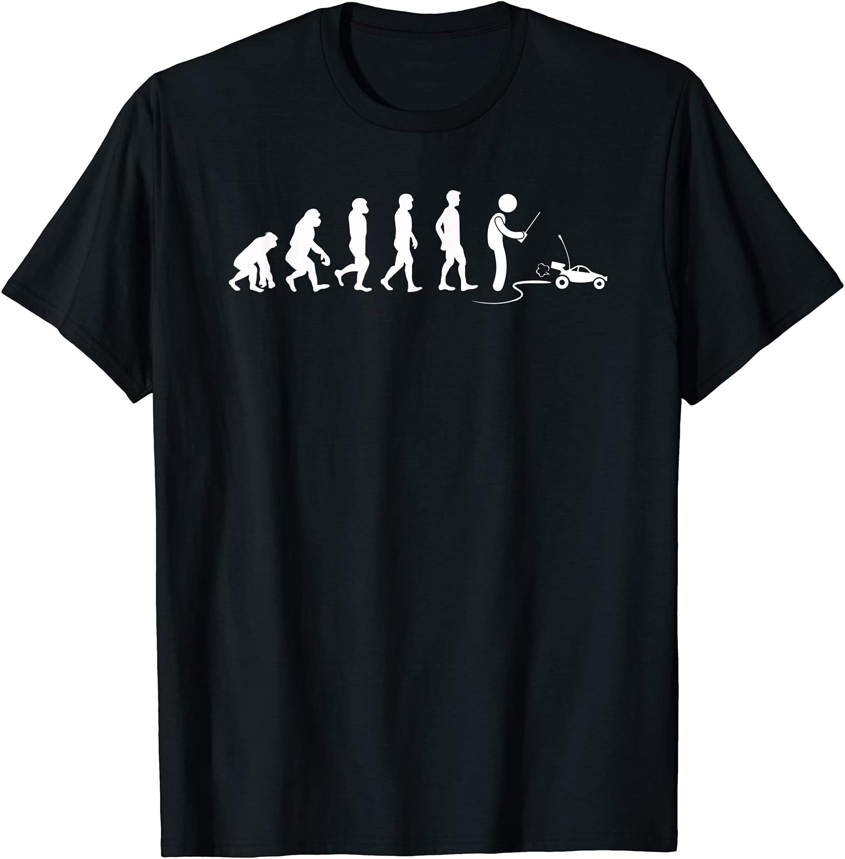 Ideally For Passionate RC Cars RacerEvolution of RC Cars RC Racing Racer Radio-Controlled Car T-Shirt