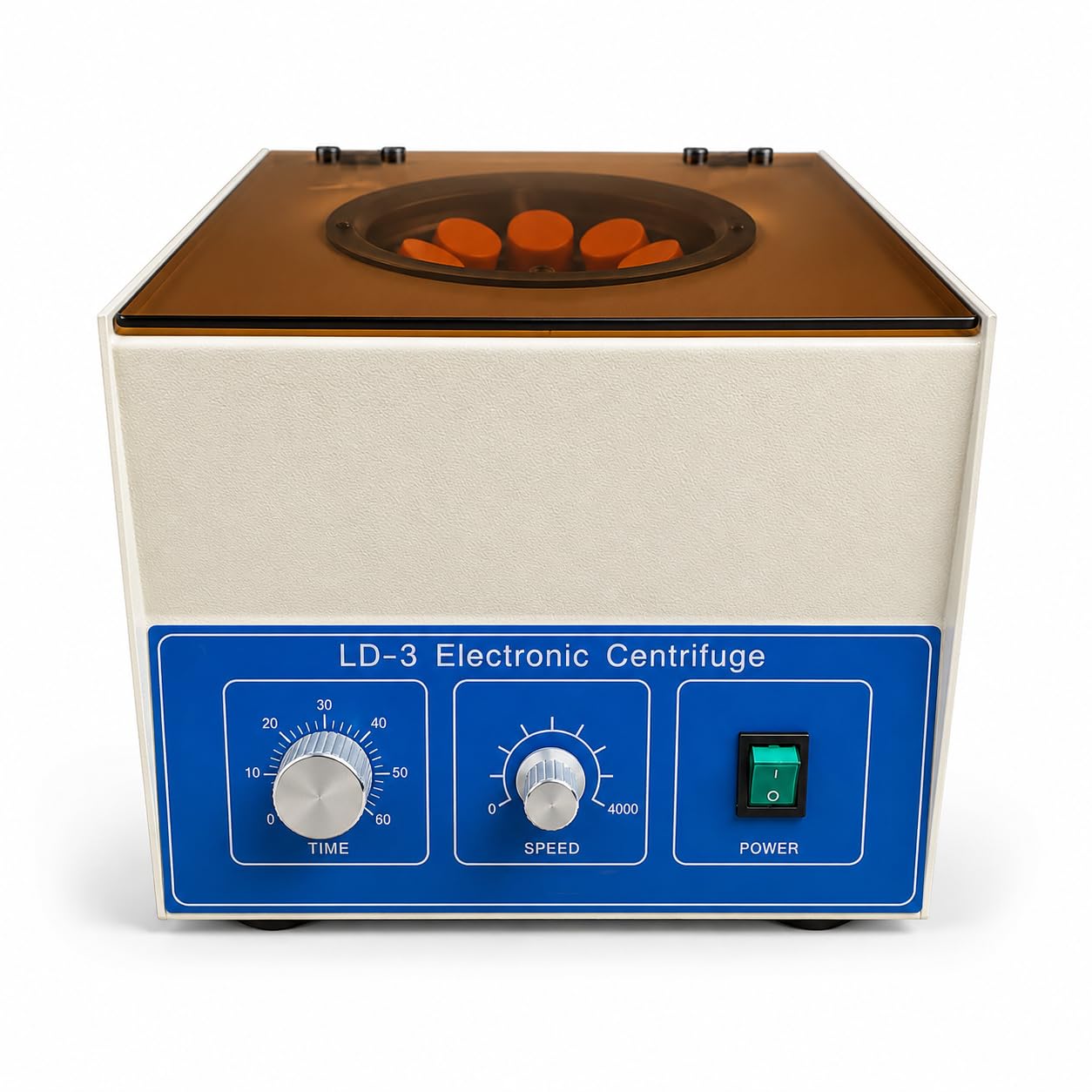 Centrífuga de baja velocidad de gran capacidad, centrífugas de laboratorio de sobremesa, unidad eléctrica de escritorio con rotor LD-3 para uso clínico y de investigación (LD-4 100 ml x 4)
