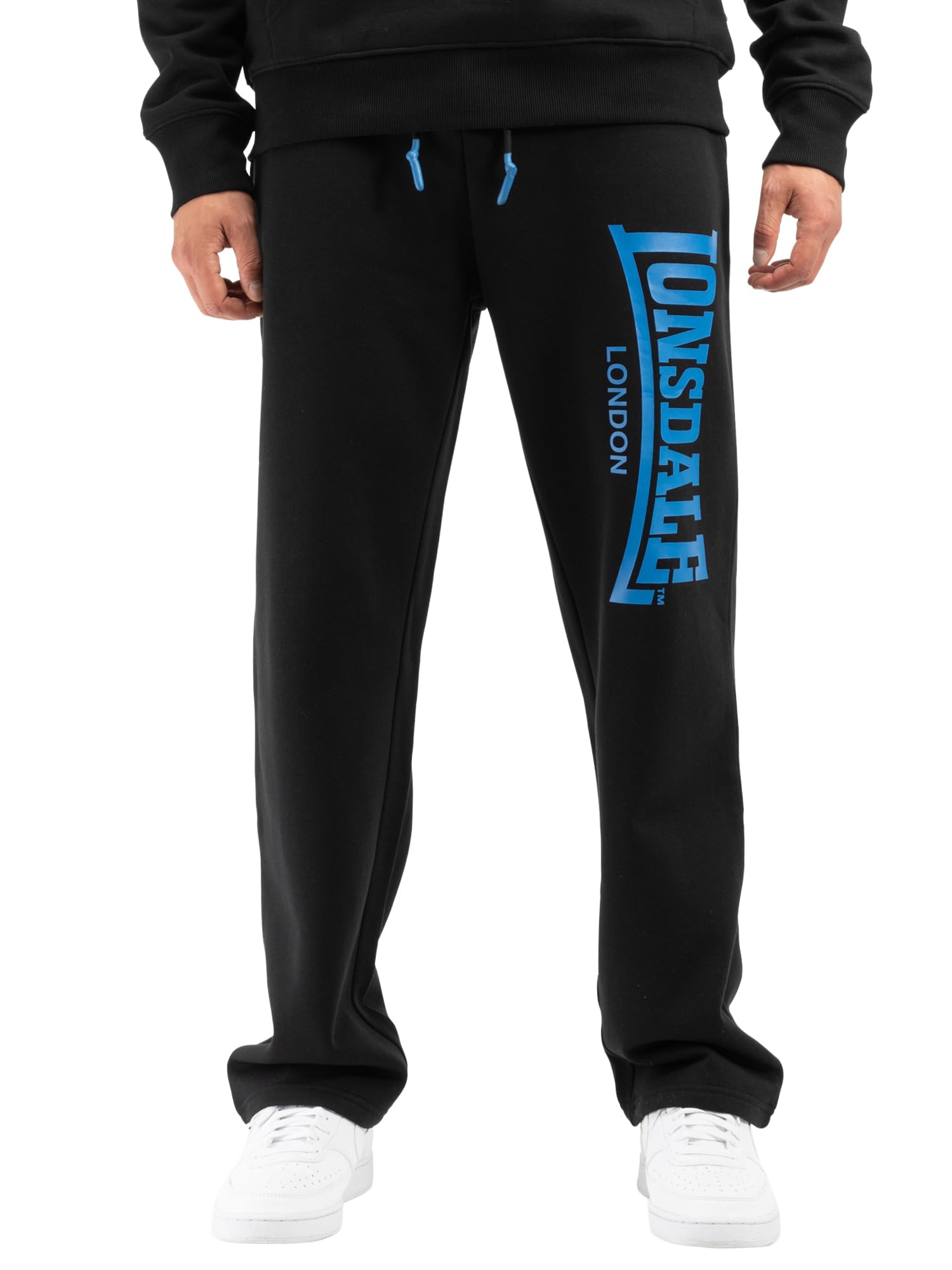 Lonsdale Men's Noir Classic Fit Jogging Trousers Herdley